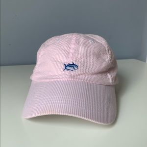 Light Pink Striped Southern Tide Hat